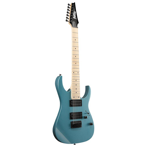 Vist Large View of Product Image Which is New - IBANEZ GRG7221MMLB GIO SERIES 7-STRING ELECTRIC GUITAR LIGHT METALLIC BLUE