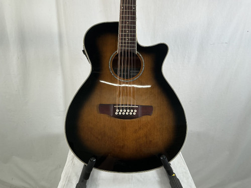 Vist Large View of Product Image Which is Used Ibanez AEG1812II-DVS 12 STRING Laminate Top Acoustic Guitar Tobacco Sunburst