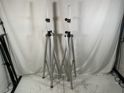 Vist Large View of Product Image Which is Used Ultimate Support SPEAKER STAND PAIR SILVER Speaker Stand