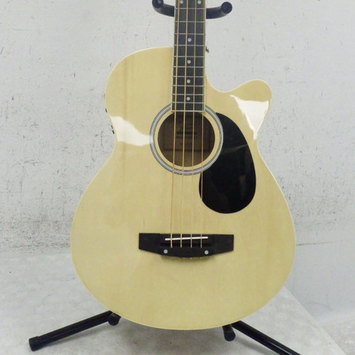 Vist Large View of Product Image Which is Used Glarry Acoustic Bass  Natural
