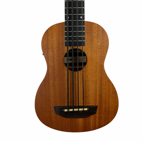 Vist Large View of Product Image Which is Used Kala U-BASS NOMAD FS Acoustic Bass Guitar Wood 4-String