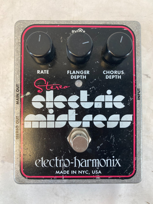 Vist Large View of Product Image Which is Used Electro Harmonix Stereo Electric Mistress Flanger Pedal