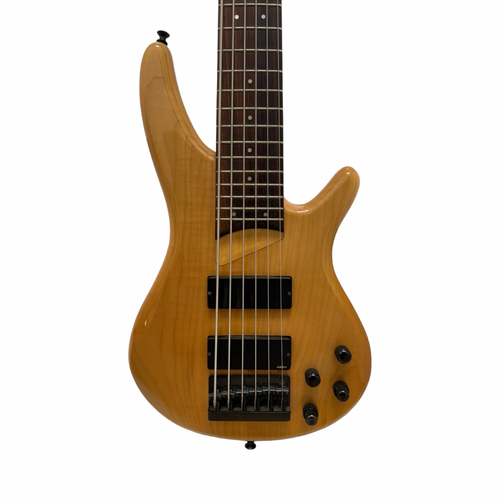 Vist Large View of Product Image Which is Used Ibanez SR506 1995 6-STRING Vintage Bass Guitar Amber 6-String