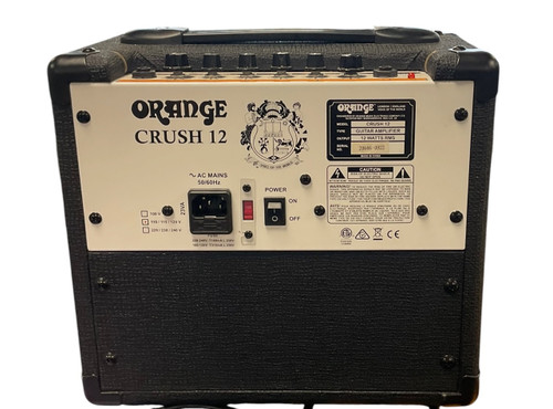 Vist Large View of Product Image Which is Used Orange CRUSH 12 1 x 12 Solid State Amplifier 1 x 12