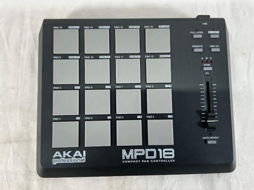 Vist Large View of Product Image Which is Used Akai MPD 18 Pad Controller Pad