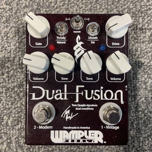 Vist Large View of Product Image Which is Used WAMPLER TOM QUAYLE DUAL FUSION Guitar Overdrive Pedal