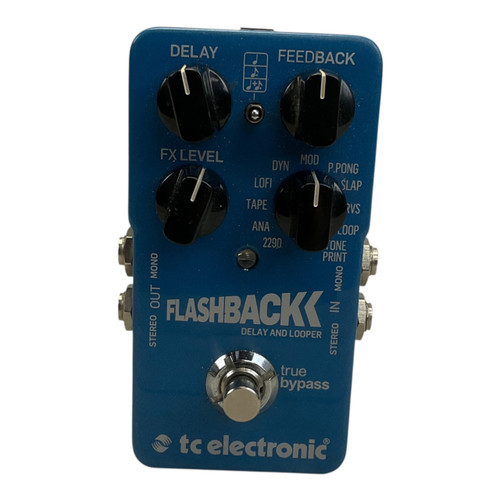 Vist Large View of Product Image Which is Used TC Electronic FLASHBACK DELAY AND LOOPER Delay Pedal