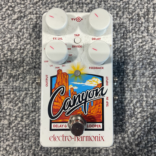 Vist Large View of Product Image Which is Used ELECTRO HARMONIX CANYON DELAY LOOPER Guitar Pedal