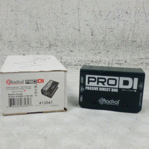Vist Large View of Product Image Which is Used Radial PRO DI DIRECT BOX Pro Sound Product