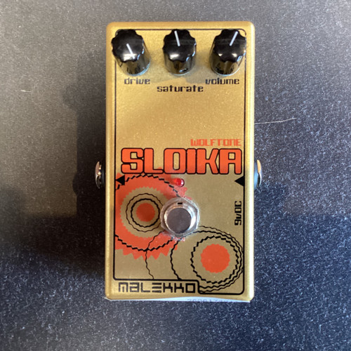 Vist Large View of Product Image Which is Used Malekko WOLFTONE SLOIKA Distortion Pedal