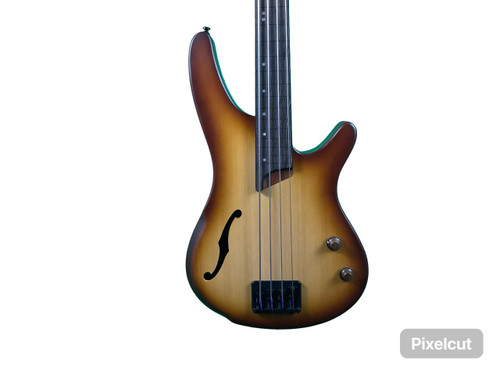 Vist Large View of Product Image Which is Used Ibanez SRH500F Bass Guitar Sunburst 4-String