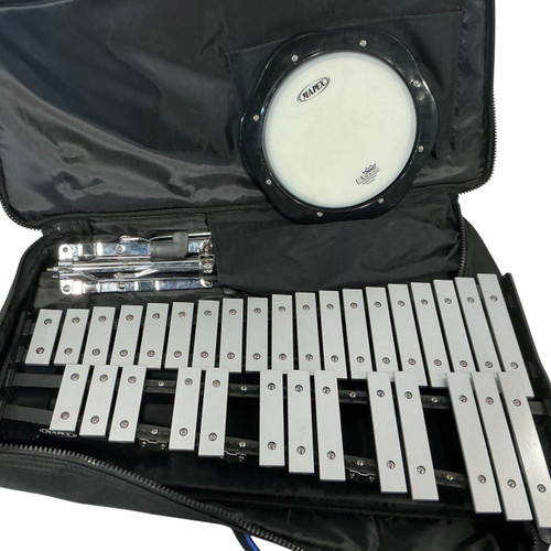 Vist Large View of Product Image Which is Used MAPEX BELL KIT W/STAND/PAD Bell Kit in Gig Bag