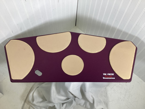 Vist Large View of Product Image Which is Used Vic Firth QUADROPAD Drum Practice Pad