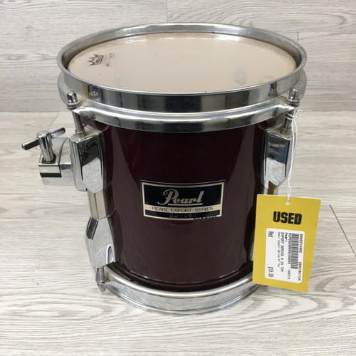 Vist Large View of Product Image Which is Used Pearl EXPORT SERIES 8 IN TOM Rack Tom Red 10"