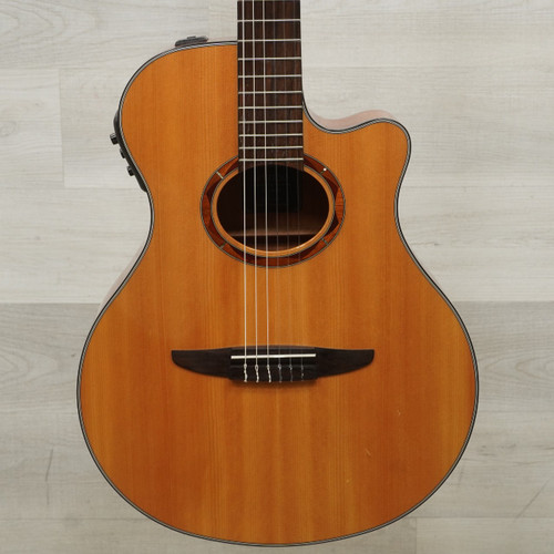 Vist Large View of Product Image Which is Used Yamaha NTX700 Solid Top Acoustic Guitar Natural