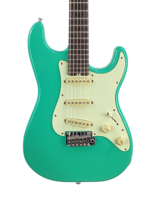 Vist Large View of Product Image Which is Used Schecter NICK JOHNSON Traditional ATOMIC GREEN Electric Guitar