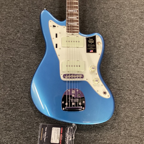 Vist Large View of Product Image Which is Used Fender AVRII 1966 JAZZMASTER Offset Double Cutaway Electric Guitar Blue 6-String