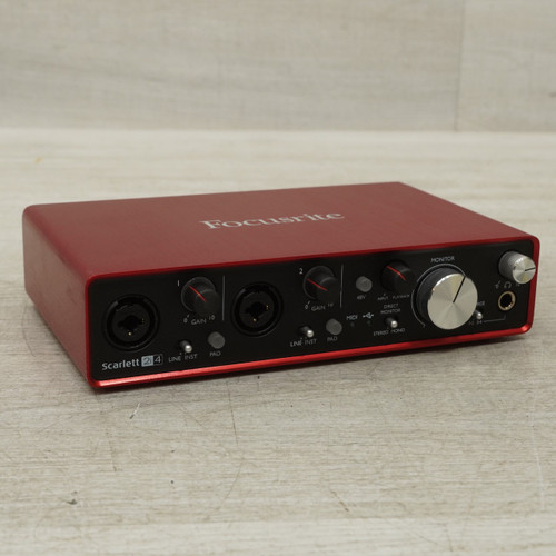 Vist Large View of Product Image Which is Used Focusrite Scarlett 2i4 Computer Interface