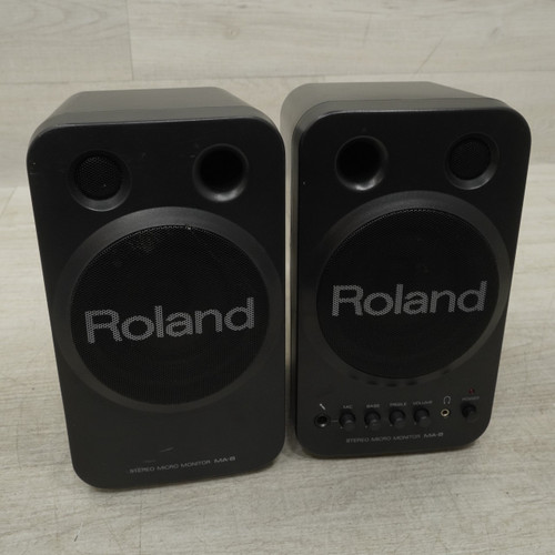 Vist Large View of Product Image Which is Used Roland MA-8 Powered Studio Monitor Pair