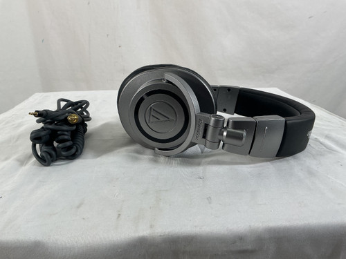 Vist Large View of Product Image Which is Used Audio Technica ATH-M50X SILVER HEADPHONES Headphones