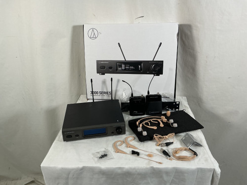 Vist Large View of Product Image Which is Used Audio Technica 3000 SERIES WIRELESS EARPIECE SET Wireless Microphone