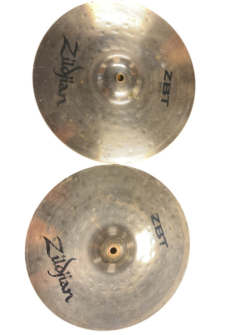 Vist Large View of Product Image Which is Used Zildjian ZBT Hi Hat Cymbals 13"