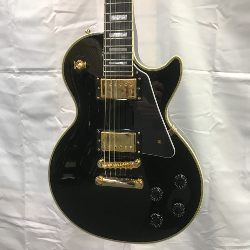 Vist Large View of Product Image Which is Used Epiphone LES PAUL CUSTOM LP Type Electric Guitar Black 6-String