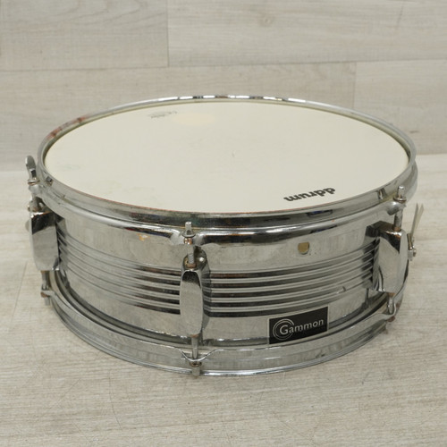 Vist Large View of Product Image Which is Used Gammon 14x5.5 Steel Shell Snare Drum
