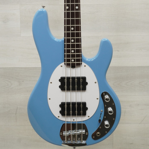 Vist Large View of Product Image Which is Used Sterling By Ernie Ball Sub RAY4 HH Bass Guitar Blue