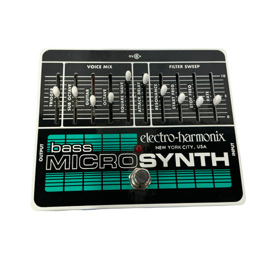 Vist Large View of Product Image Which is Used Electro Harmonix (E/H) BASS MICROSYNTH Synthesizer Pedal