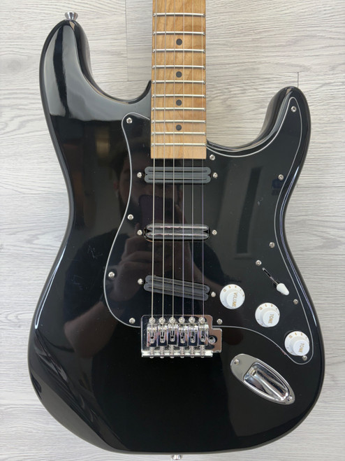 Vist Large View of Product Image Which is Used Glarry S-TYPE S Type Electric Guitar Black 6-String