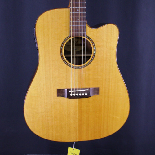 Vist Large View of Product Image Which is Used Bedell BDSCE-28-G ACOUSTIC ELECTRIC Solid Top Acoustic Guitar Wood