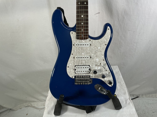 Vist Large View of Product Image Which is Used Squier AFFINITY HSS STRAT S Type Electric Guitar Blue 6-String