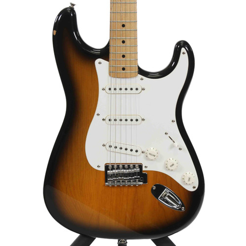 Vist Large View of Product Image Which is Used Squier AFFINITY STRAT S Type Electric Guitar Sunburst 6-String
