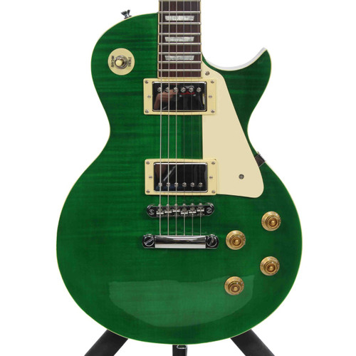 Vist Large View of Product Image Which is Used IYV ILS-300 EGR LP Type Electric Guitar Green 6-String
