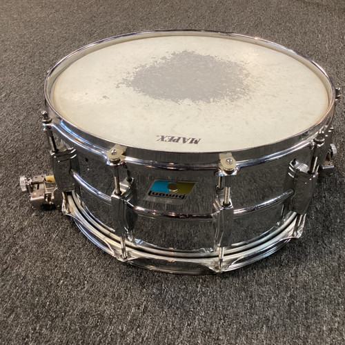 Vist Large View of Product Image Which is Used Ludwig SUPER SENSITIVE 70S Vintage Metal Snare Drum 14"