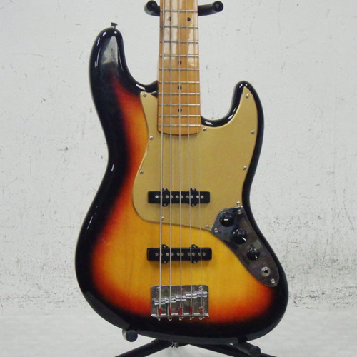 Vist Large View of Product Image Which is Used SX 5 String Bass J Type Bass Guitar Honey Burst 4-String