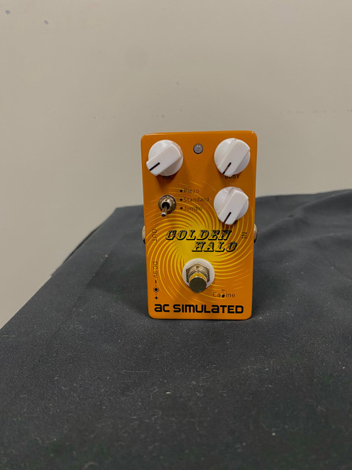 Vist Large View of Product Image Which is Used CaLine CP-35 GOLDEN HALO ACOUSTIC SIMULATOR Guitar Effects Pedal