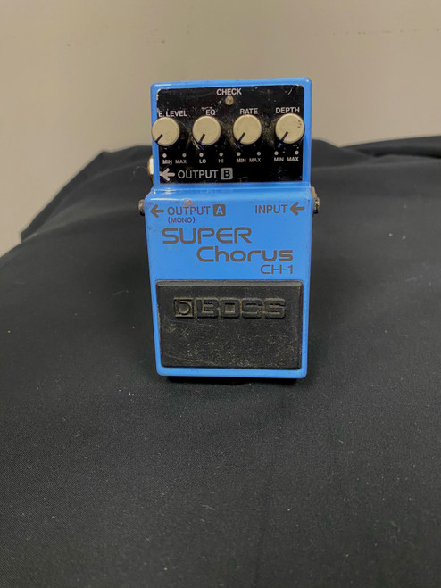 Vist Large View of Product Image Which is Used Boss CH-1 SUPER CHORUS PEDAL Chorus Pedal