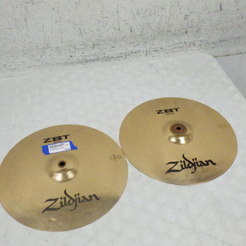 Vist Large View of Product Image Which is Used Zildjian 13 INCH ZBT HI HATS Hi Hat Cymbals 13"