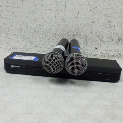Vist Large View of Product Image Which is Used Shure BLX88 Dual Sm58 Wireless Microphone 
