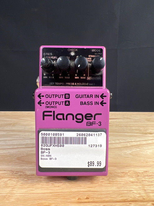 Vist Large View of Product Image Which is Used Boss BF-3 Flanger Pedal