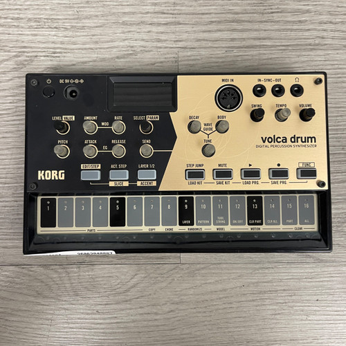 Vist Large View of Product Image Which is Used Korg VOLCA DRUMS W/ AC Compact Synthesizer Compact