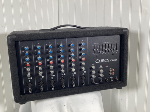 Vist Large View of Product Image Which is Used Carvin CX630 6 CHANNEL BOX MIXER Powered Mixing Head