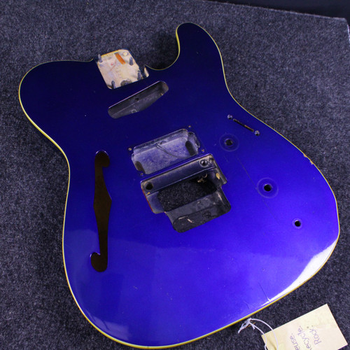 Vist Large View of Product Image Which is Used Fender TELECASTER BODY HMT MIJ F HOLE COOL Vintage T Type Electric Guitar Blue 6-String