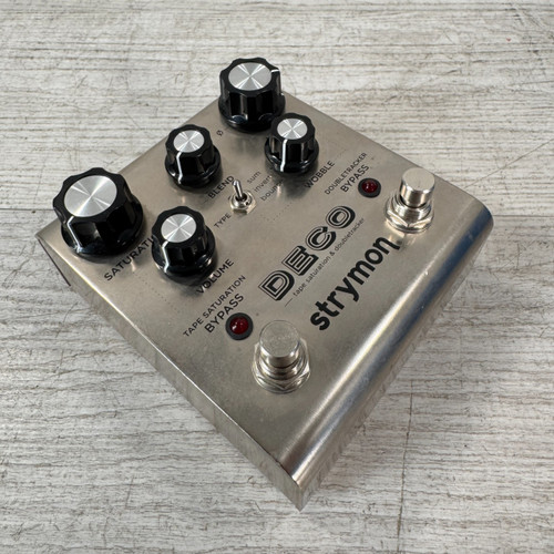 Vist Large View of Product Image Which is Used Strymon Deco Tape Saturation and Doubletracker Delay Pedal - V1