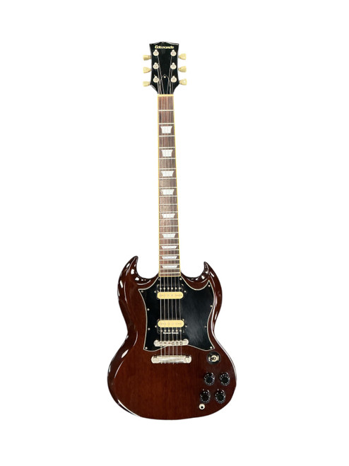 Vist Large View of Product Image Which is Used Edwards E-SG-80D SG Type Electric Guitar Black 6-String