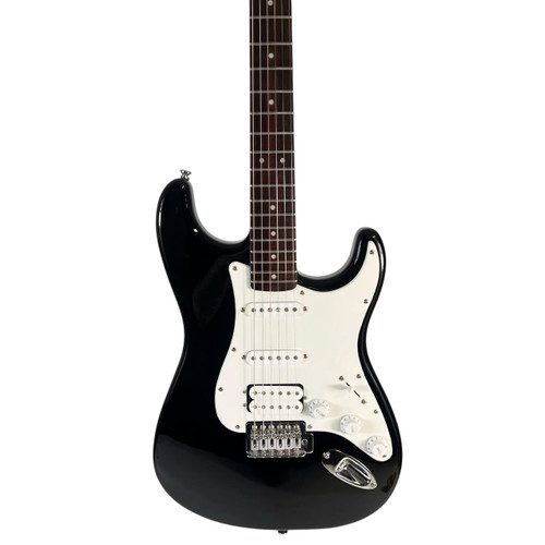 Vist Large View of Product Image Which is Used Squier Bullet HSS Stratocaster Electric Guitar - Black