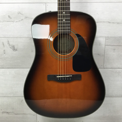 Vist Large View of Product Image Which is Used Fender CD60SB Dreadnought Solid Top Acoustic Guitar Sunburst