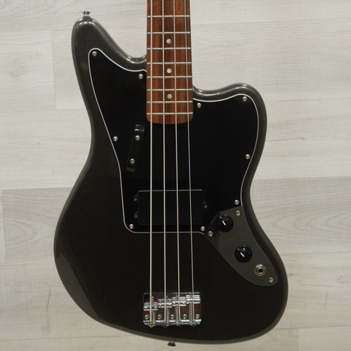 Vist Large View of Product Image Which is Used Squier Affinity Series Jaguar Bass Guitar Black